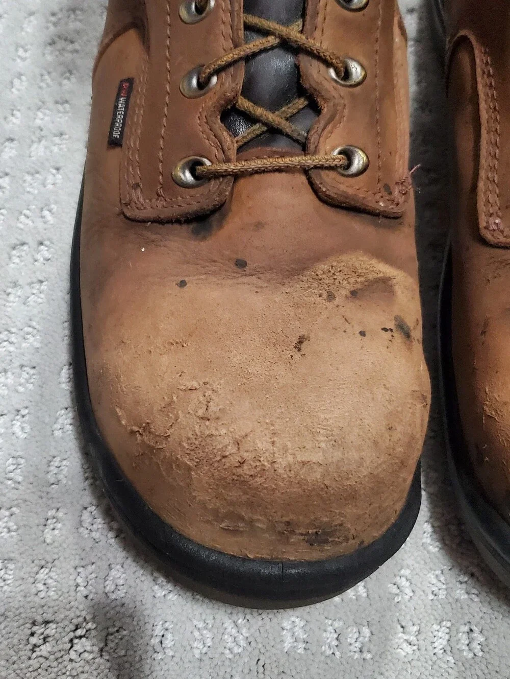 Red Wing King Toe Waterproof Work Boots Brown Leather Steel Toeen Size 11.5 D